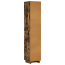 vidaXL Fürdőszobaszekrény Füstös Tölgy 36,5 x 38 x 180 cm Szerelt Fa