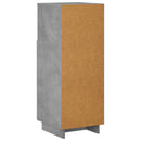 vidaXL Fürdőszobai szekrény Betonszürke 36.5 x 38 x 95 cm Szerelt Fa
