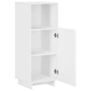 vidaXL Fürdőszobai szekrény Magasfényű Fehér 36.5 x 38 x 95 cm