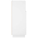 vidaXL Fürdőszobai szekrény Magasfényű Fehér 36.5 x 38 x 95 cm
