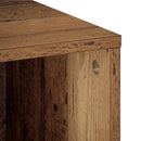 vidaXL Fürdőszobai szekrény Antik Fa 36.5 x 38 x 95 cm Szerelt Fa