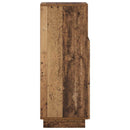 vidaXL Fürdőszobai szekrény Antik Fa 36.5 x 38 x 95 cm Szerelt Fa