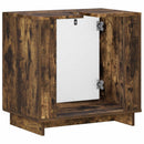 vidaXL Fürdőszobaszekrény Füstös Tölgy 60 x 41 x 58 cm Szerelt Fa