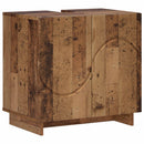 vidaXL Fürdőszobaszekrény Antik Fa 60 x 41 x 58 cm Szerelt Fa