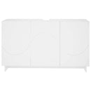 vidaXL Fürdőszobaszekrény Fehér 101 x 41 x 58 cm Szerelt fa