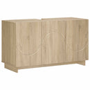 vidaXL Fürdőszobaszekrény Sonoma Tölgy 101 x 41 x 58 cm Szerelt fa