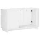 vidaXL Fürdőszobaszekrény Magasfényű Fehér 101 x 41 x 58 cm Szerelt fa