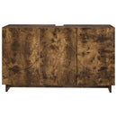 vidaXL Fürdőszobaszekrény Füstös Tölgy 101 x 41 x 58 cm Szerelt fa