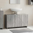 vidaXL Fürdőszobaszekrény Szürke Sonoma 101 x 41 x 58 cm Szerelt fa