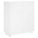 vidaXL Cipősszekrény 73 x 38 x 87,5 cm Szerelt Fa Fehér