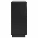 vidaXL Cipősszekrény 73 x 38 x 87,5 cm Szerelt Fa Fekete