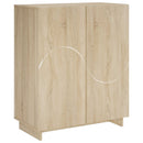 vidaXL Cipősszekrény 73 x 38 x 87,5 cm Szerelt Fa Sonoma Tölgy