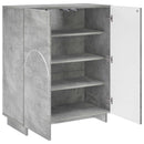 vidaXL Cipősszekrény 73 x 38 x 87,5 cm Szerelt Fa Betonszürke