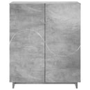 vidaXL Cipősszekrény 73 x 38 x 87,5 cm Szerelt Fa Betonszürke