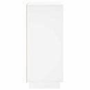 vidaXL Cipősszekrény 73 x 38 x 87,5 cm Szerelt Fa Magasfényű Fehér