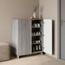 vidaXL Cipősszekrény 73 x 38 x 87,5 cm Szerelt Fa Szürke Sonoma