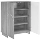 vidaXL Cipősszekrény 73 x 38 x 87,5 cm Szerelt Fa Szürke Sonoma