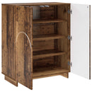 vidaXL Cipősszekrény 73 x 38 x 87,5 cm Szerelt Fa Antik Fa
