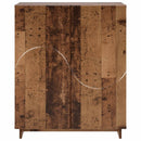 vidaXL Cipősszekrény 73 x 38 x 87,5 cm Szerelt Fa Antik Fa