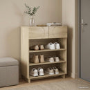 vidaXL Cipősszekrény 73 x 38 x 87,5 cm Szerelt fa Sonoma Tölgy