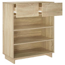 vidaXL Cipősszekrény 73 x 38 x 87,5 cm Szerelt fa Sonoma Tölgy
