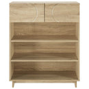 vidaXL Cipősszekrény 73 x 38 x 87,5 cm Szerelt fa Sonoma Tölgy