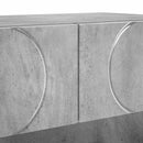 vidaXL Cipősszekrény 73 x 38 x 87,5 cm Szerelt fa Betonszürke