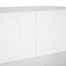 vidaXL Cipősszekrény 73 x 38 x 87,5 cm Szerelt fa Magasfényű Fehér