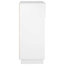 vidaXL Cipősszekrény 73 x 38 x 87,5 cm Szerelt fa Magasfényű Fehér
