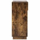 vidaXL Cipősszekrény 73 x 38 x 87,5 cm Szerelt fa Füstös Tölgy