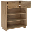 vidaXL Cipősszekrény 73 x 38 x 87,5 cm Szerelt fa Kézműves Tölgy