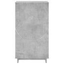 vidaXL Cipőszekrény 48 x 38 x 87,5 cm Szerelt Fa Betonszürke