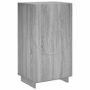 vidaXL Cipőszekrény 48 x 38 x 87,5 cm Szerelt Fa Szürke Sonoma
