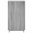 vidaXL Cipőszekrény 48 x 38 x 87,5 cm Szerelt Fa Szürke Sonoma