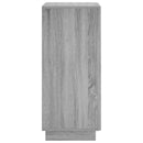 vidaXL Cipőszekrény 48 x 38 x 87,5 cm Szerelt Fa Szürke Sonoma