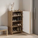 vidaXL Cipőszekrény 48 x 38 x 87,5 cm Szerelt Fa Kézműves Tölgy