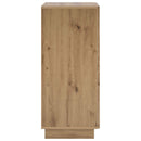 vidaXL Cipőszekrény 48 x 38 x 87,5 cm Szerelt Fa Kézműves Tölgy