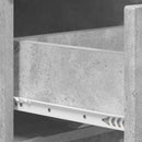 vidaXL Cipőszekrény 48 x 38 x 87,5 cm Szerelt Fa Betonszürke