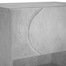 vidaXL Cipőszekrény 48 x 38 x 87,5 cm Szerelt Fa Betonszürke