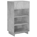 vidaXL Cipőszekrény 48 x 38 x 87,5 cm Szerelt Fa Betonszürke