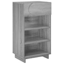 vidaXL Cipőszekrény 48 x 38 x 87,5 cm Szerelt Fa Szürke Sonoma