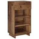 vidaXL Cipőszekrény 48 x 38 x 87,5 cm Szerelt Fa Antik Fa