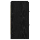 vidaXL Éjjeliszekrények 2 pcs Fekete Tölgy 40 x 30 x 60 cm Szerelt Fa