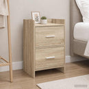 vidaXL Éjjeliszekrények 2 db Sonoma Tölgy 40 x 30 x 60 cm Szerelt Fa