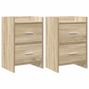 vidaXL Éjjeliszekrények 2 pcs Sonoma Tölgy 40 x 30 x 60 cm Szerelt Fa