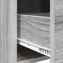 vidaXL Éjjeliszekrények 2 pcs Szürke Sonoma 40 x 30 x 60 cm Szerelt Fa