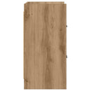 vidaXL Éjjeliszekrények 2 db Kézműves Tölgy 40 x 30 x 60 cm Szerelt Fa