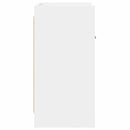 vidaXL Éjjeliszekrények 2 pcs Fehér 40 x 30 x 60 cm Szerelt Fa