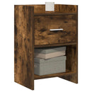 vidaXL Éjjeliszekrények 2 pcs Füstös Tölgy 40 x 30 x 60 cm Szerelt Fa