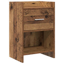 vidaXL Éjjeliszekrények Antik Fa 40 x 30 x 60 cm Szerelt Fa